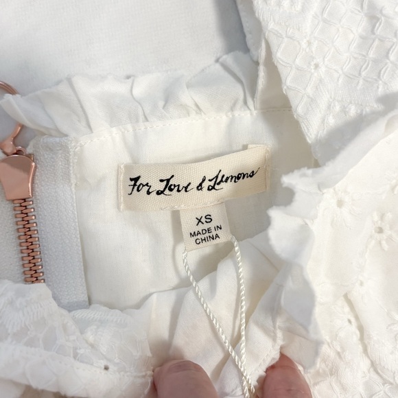 For Love And Lemons Ivory Lace Blouse - Picture 4 of 7